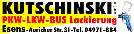 Kutschinski GmbH Autolackierer Esens Logo
